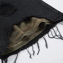 Short en jean avec étoiles