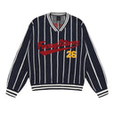 Pinstriped Varsity Pullover Shirt