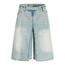 Horizon Fold Denim Shorts