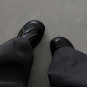 Botas de ante con punta cuadrada