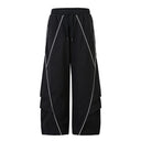 Pantalon cargo en nylon de minuit