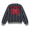 Pinstriped Varsity Pullover Shirt