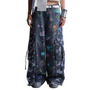 Camo Sketch Cargo Jeans