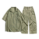 Airy Two-Piece Turquoise Set