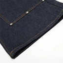 Jean évasé à pampilles effet usé