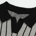 Stripe Letter Polo