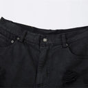 Short en jean avec étoiles