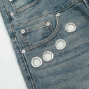 Ash Eyelet Jeans