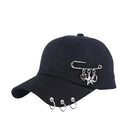 Fragment Pierced Black Hat