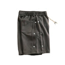 Pantalones cortos deportivos de algodón con remaches