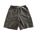 Short de survêtement en coton à rivets