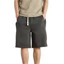 Pantalones cortos deportivos de algodón con remaches