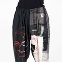 Pantalones holgados con pliegues