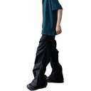 Pantalon ample à plis bruts