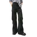 Pantalon ample à plis bruts