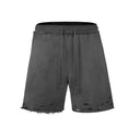 Ripped Gradient Sweatshorts