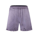 Ripped Gradient Sweatshorts