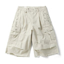 Raw Edge Cargo Shorts