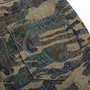 Flared Etched Camo Trousers