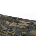 Flared Etched Camo Trousers