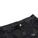 Fracture-Stitch Denim