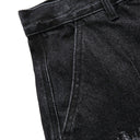 Fracture-Stitch Denim