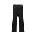 Jet Black Boot-Cut Jeans