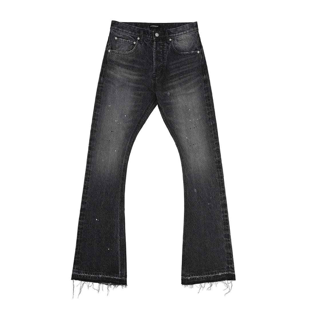 パンツ ALGONQUINS flare zip switching denim 00s Bouvier Jean Acid Wash – Alvin Valley