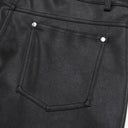 Leather Rivet Shorts