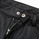 Leather Rivet Shorts