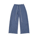 Pantalon en cuir chromé noir