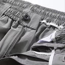 Short cargo en denim vieilli