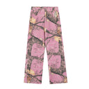 Jean évasé à pampilles effet usé