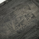 Anime Washed Denim Shorts