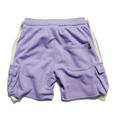 Lavender Striped Shorts