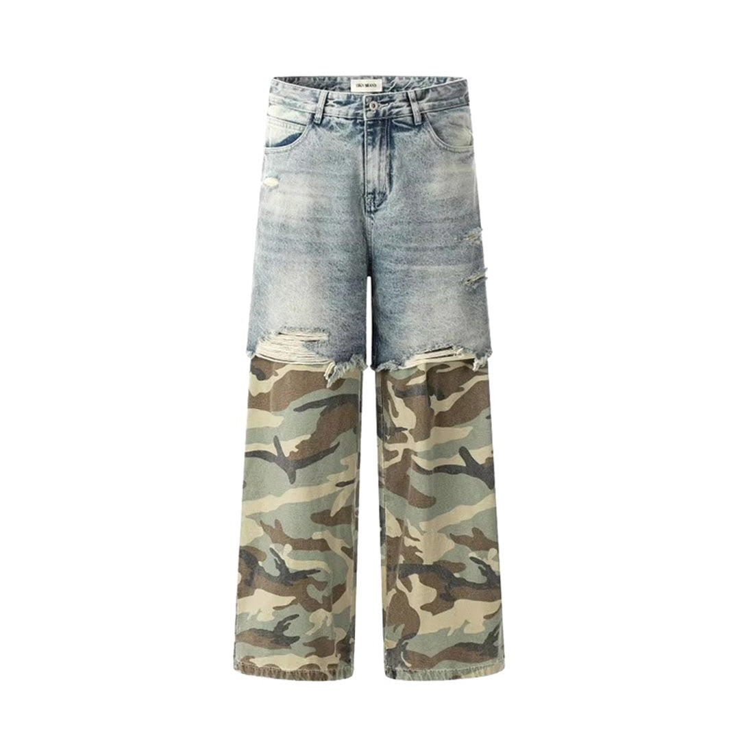 パンツ FAF CAMO AGED DENIM PANTS(NIGHT CAMO) FAF CAMO AGED DENIM PANTS(NIGHT CAMO)