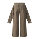 Pantalones holgados con pliegues