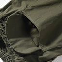 Pantalones de cuero cromado negro