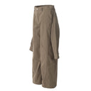 Pantalones holgados con pliegues