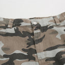 Pantalon cargo camouflage taupe