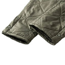 Pantalones de cuero cromado negro