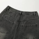 Anime Washed Denim Shorts