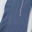 Pantalones de cuero cromado negro