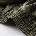 Pantalones de cuero cromado negro