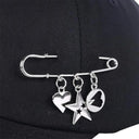 Fragment Pierced Black Hat