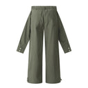 Pantalones holgados con pliegues