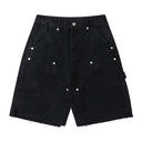 Short en jean avec étoiles