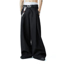 Pantalones holgados con pliegues