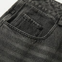 Anime Washed Denim Shorts