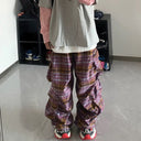 Pantalones de cuero cromado negro